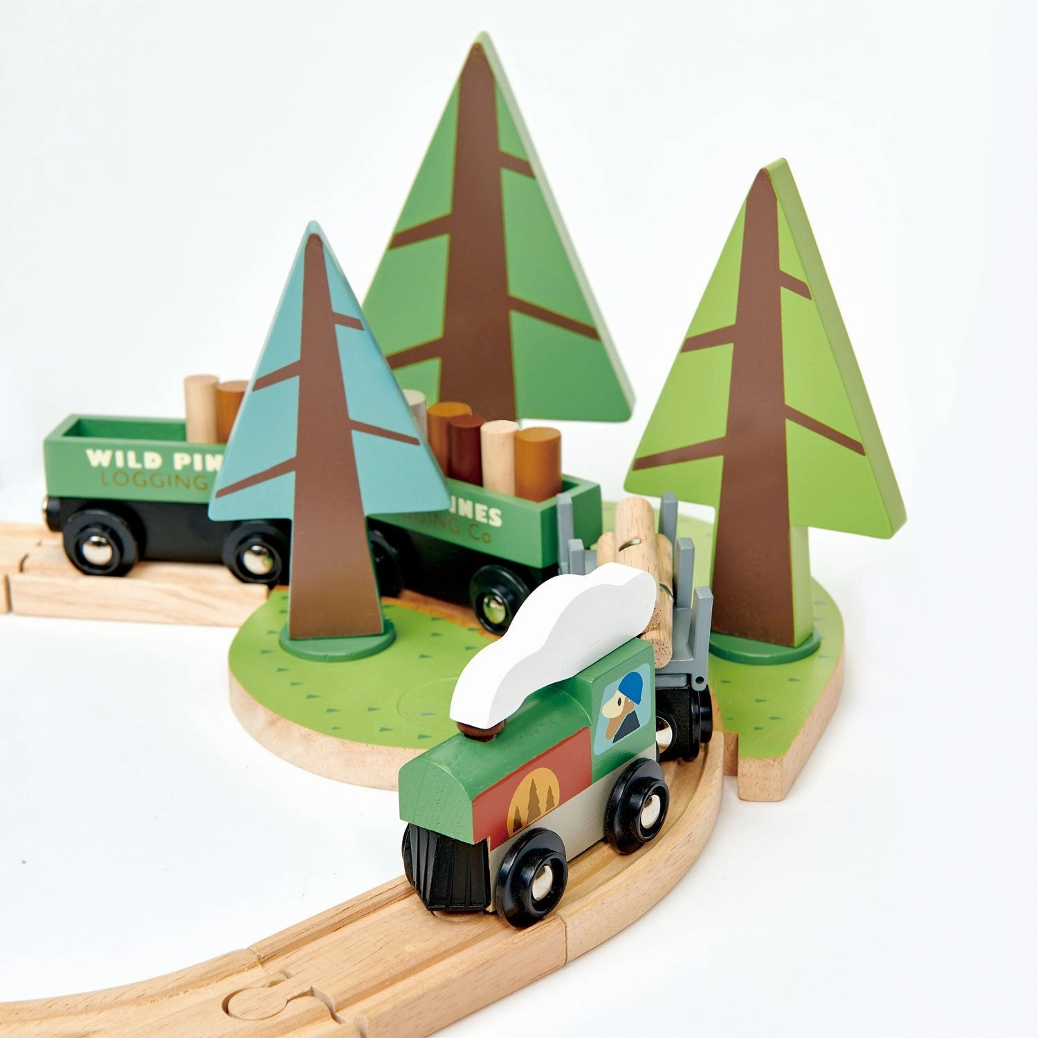 Wild Pines Wooden Train Set