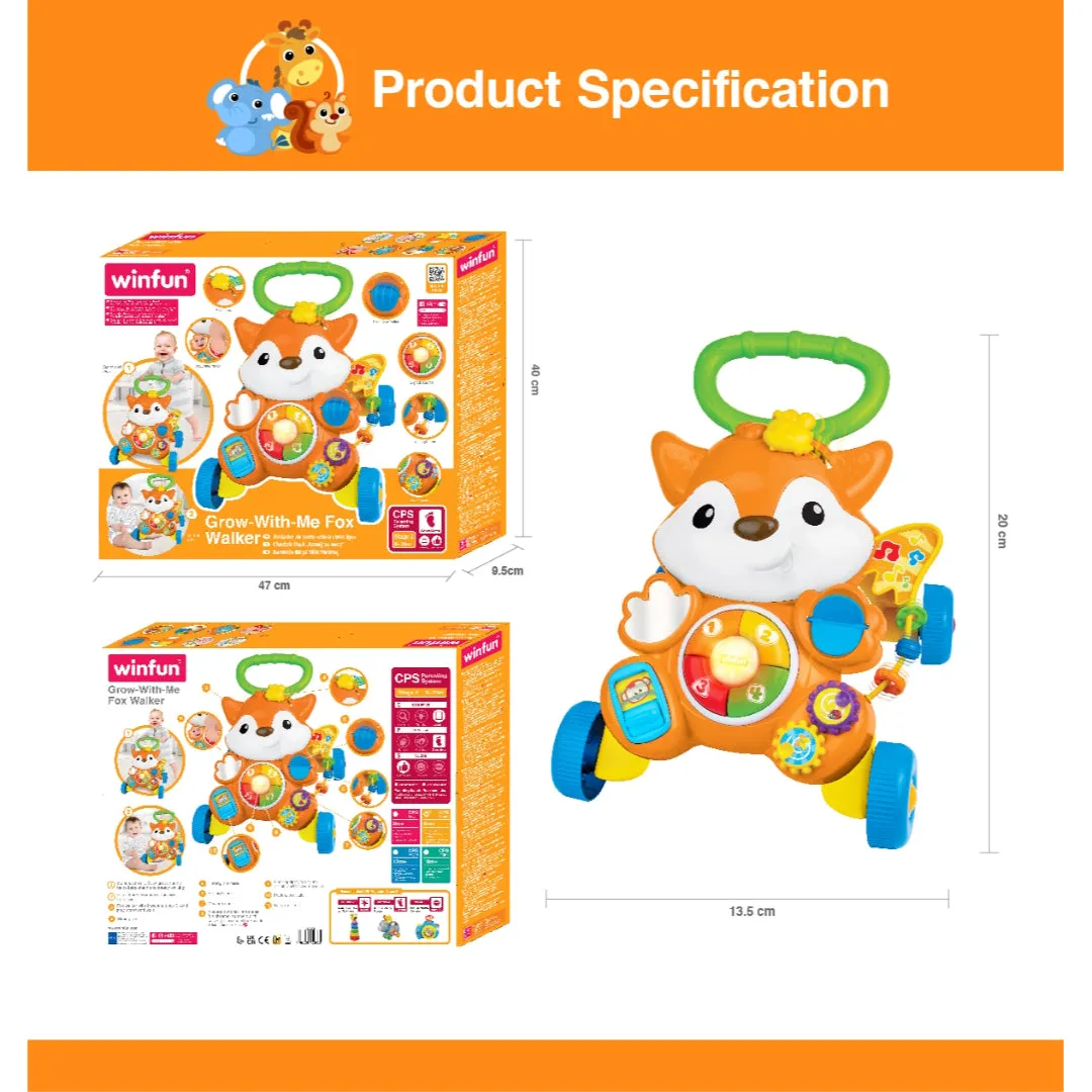 Winfun Grow with Me Fox Walker