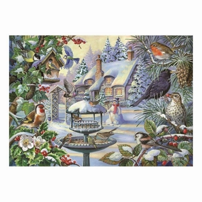 Winter Birds - BIG 500 Piece Jigsaw Puzzle
