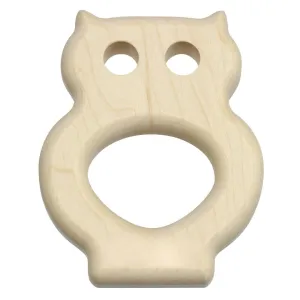 Wooden Owl Baby Teether