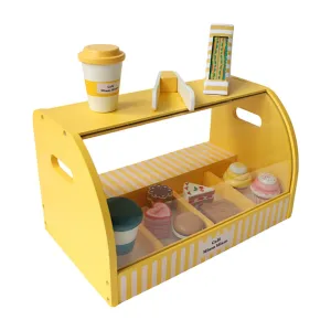 Wooden Toy - Pastry And Coffee Stand