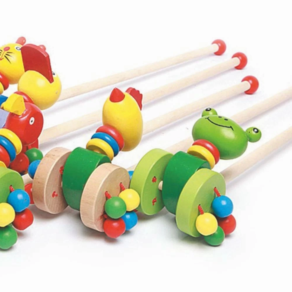 Wooden Cartoon Trolley