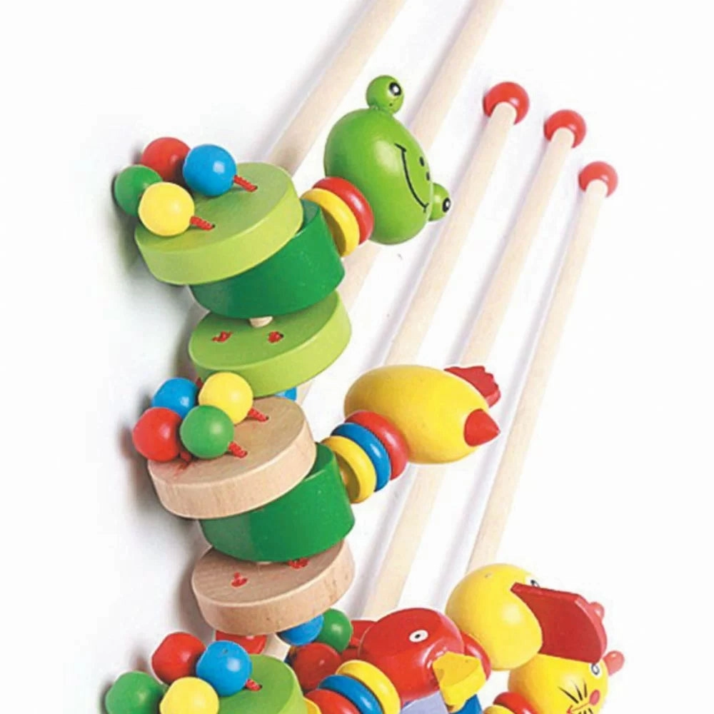 Wooden Cartoon Trolley