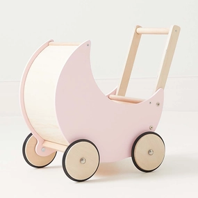 Wooden Moon Doll Pram