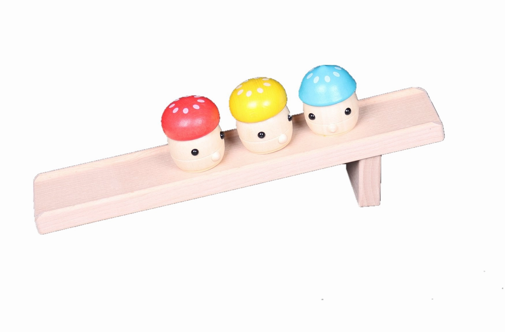 Wooden Mushroom slide play