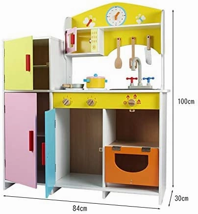 Wooden Refrigerator Kitchen Toy