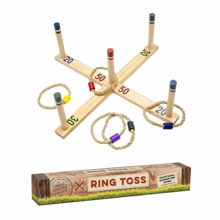 Wooden Ring Toss quoits Set