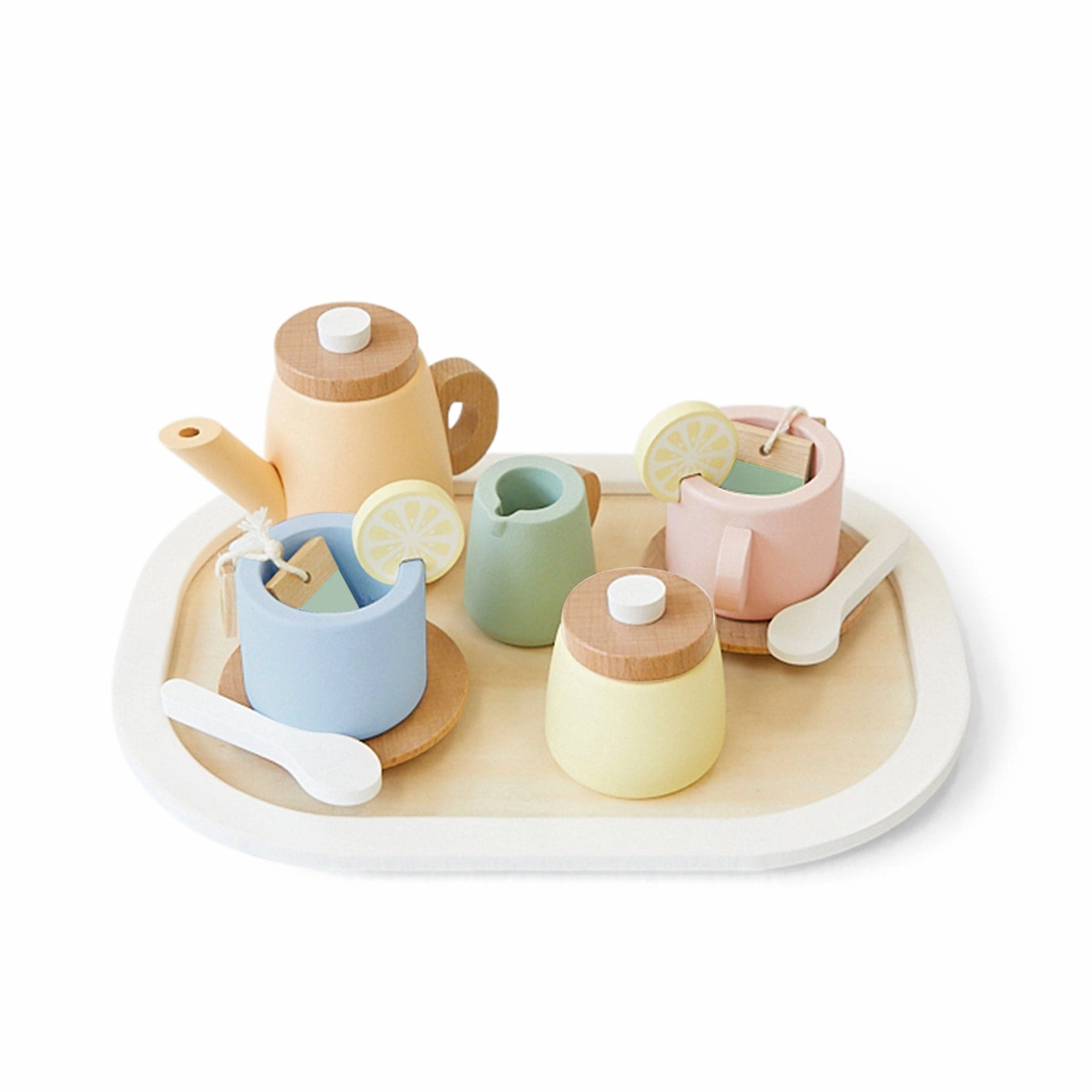 Wooden Tea Set