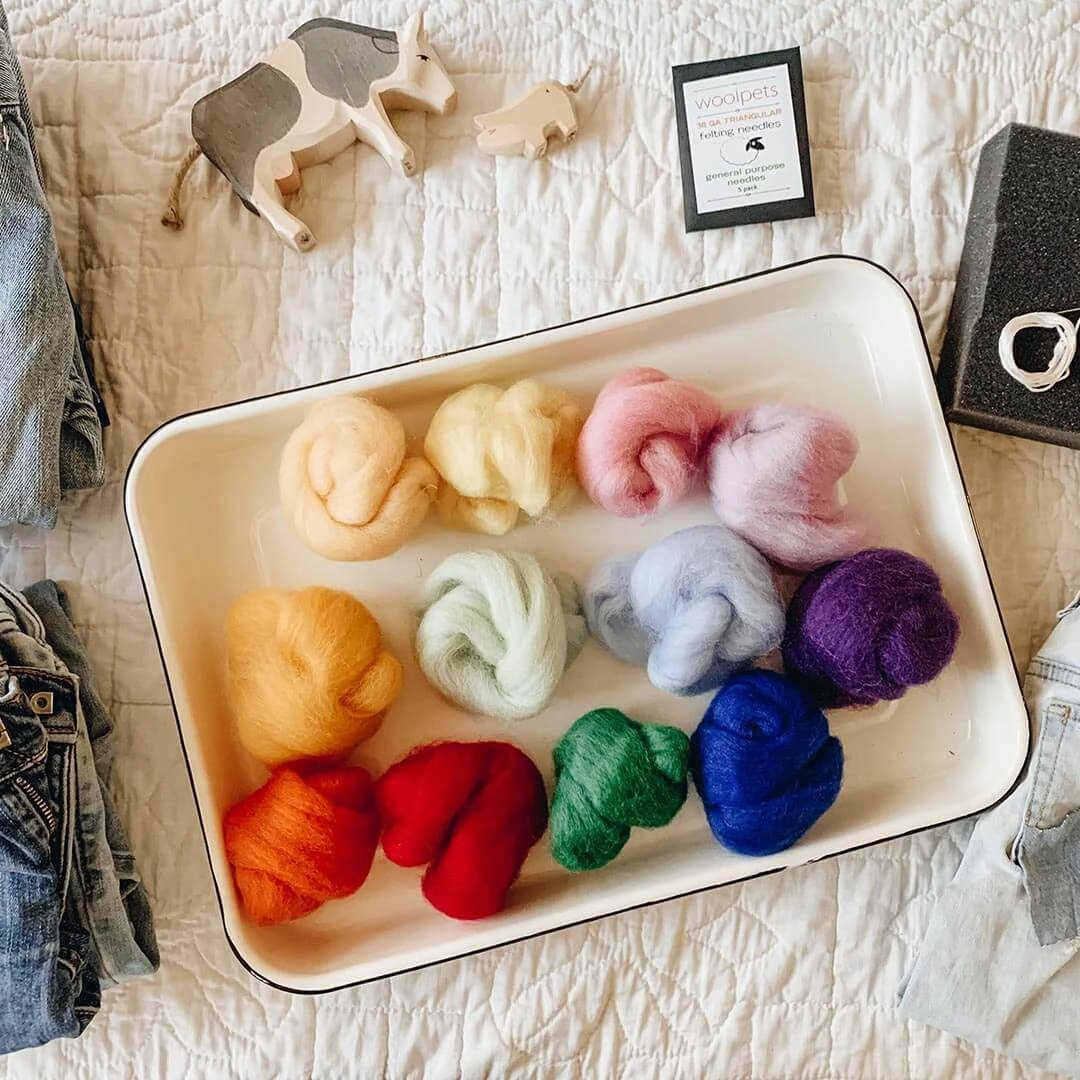 Wool Roving for Needle Felting